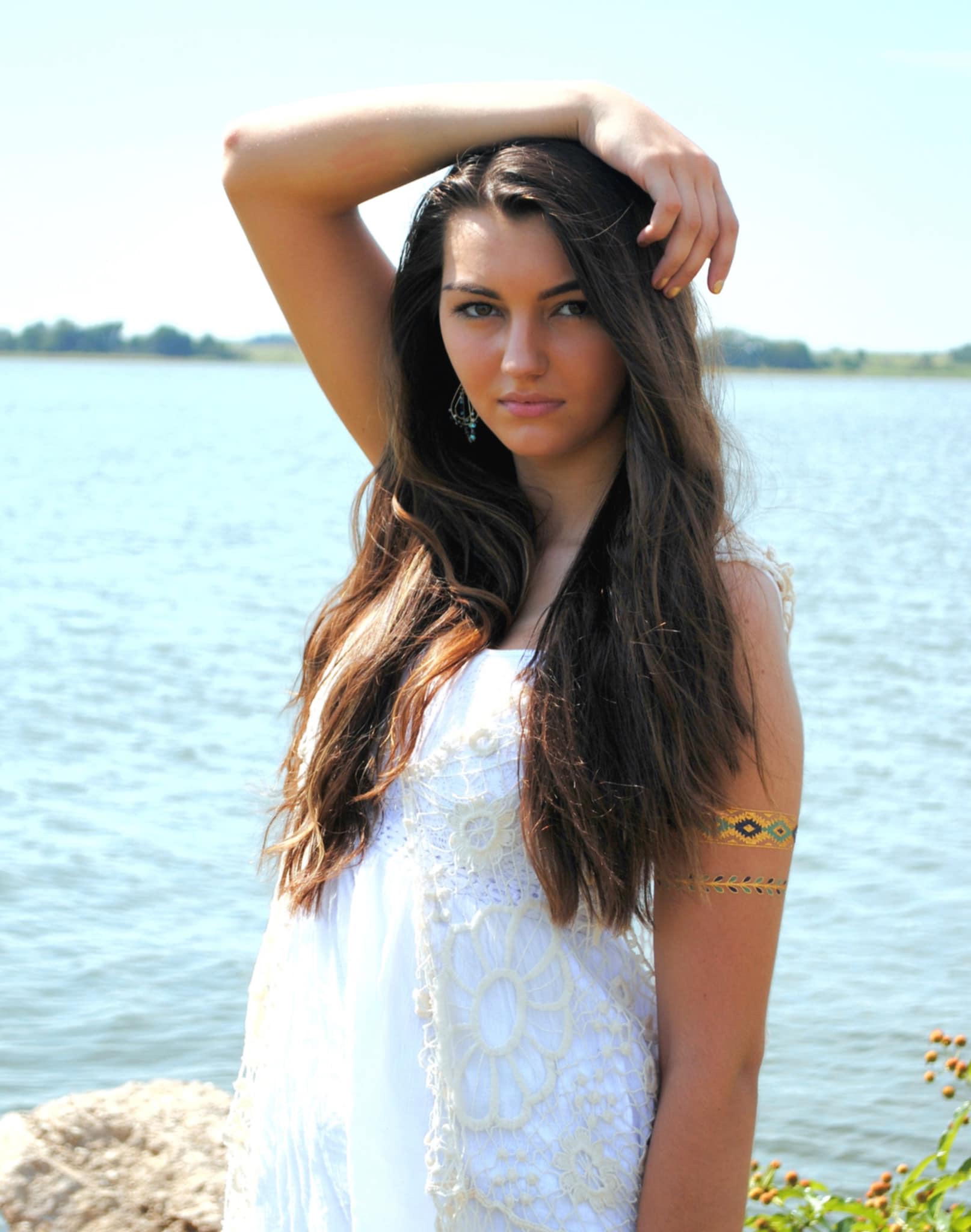 Modeling photography session